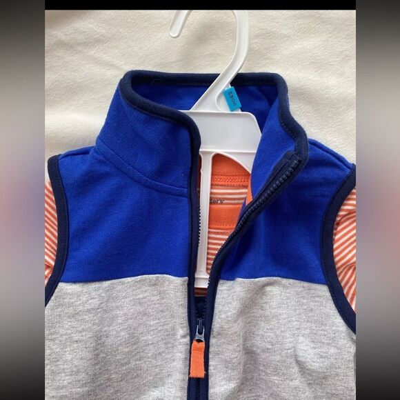 NWT Carter's Baby Boy 3 Piece Shirt Vest Pants Set 24 Months - Picture 2 of 4